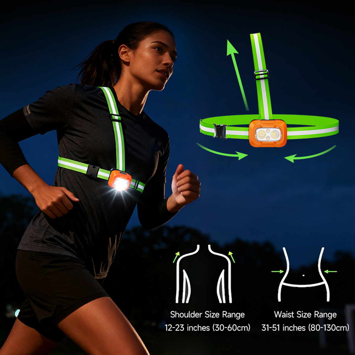 Running Light USB Rechargeable - Running Gear Reflective review and price