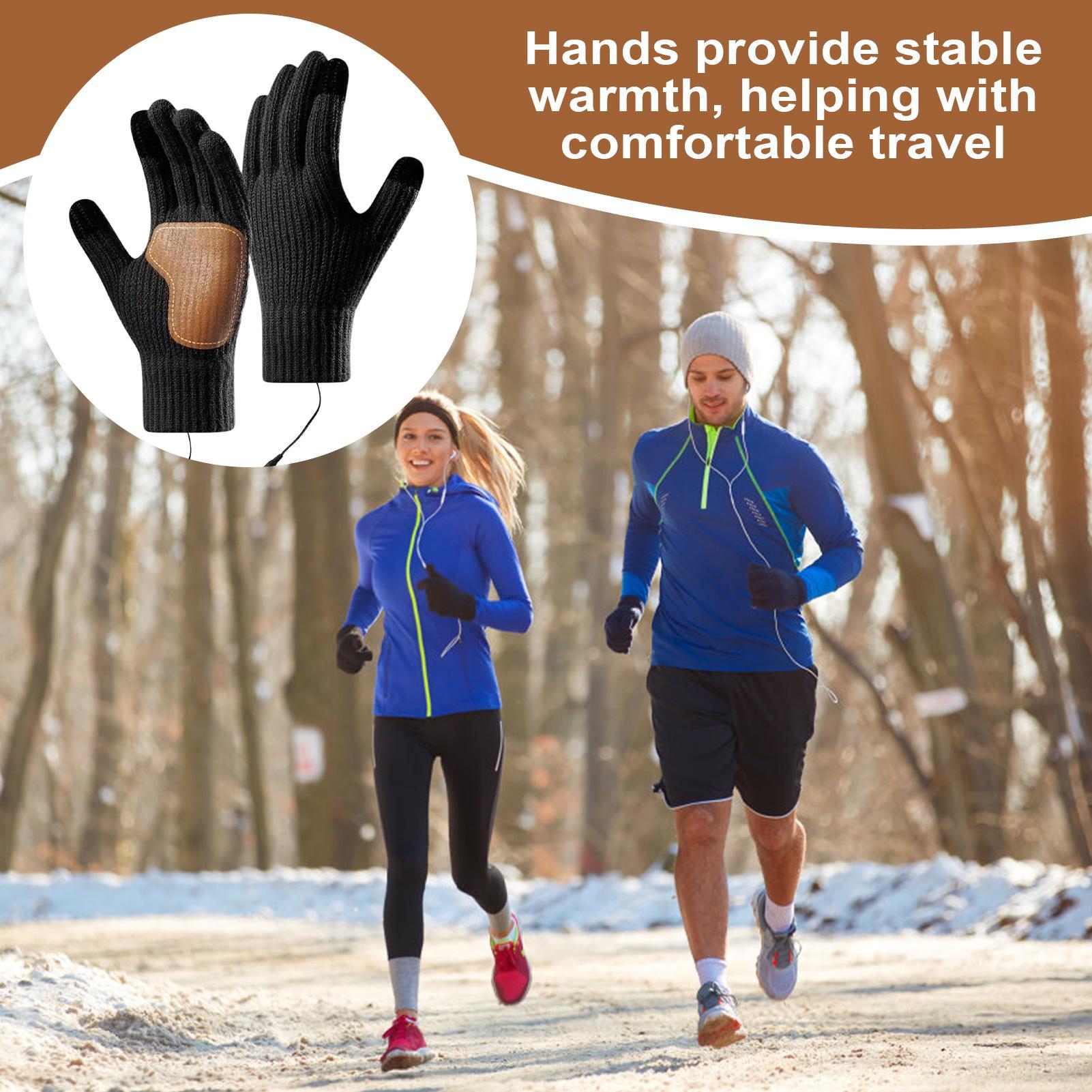 USB Heated Gloves with Touchsc - Running Gear In Cold Weather review and price