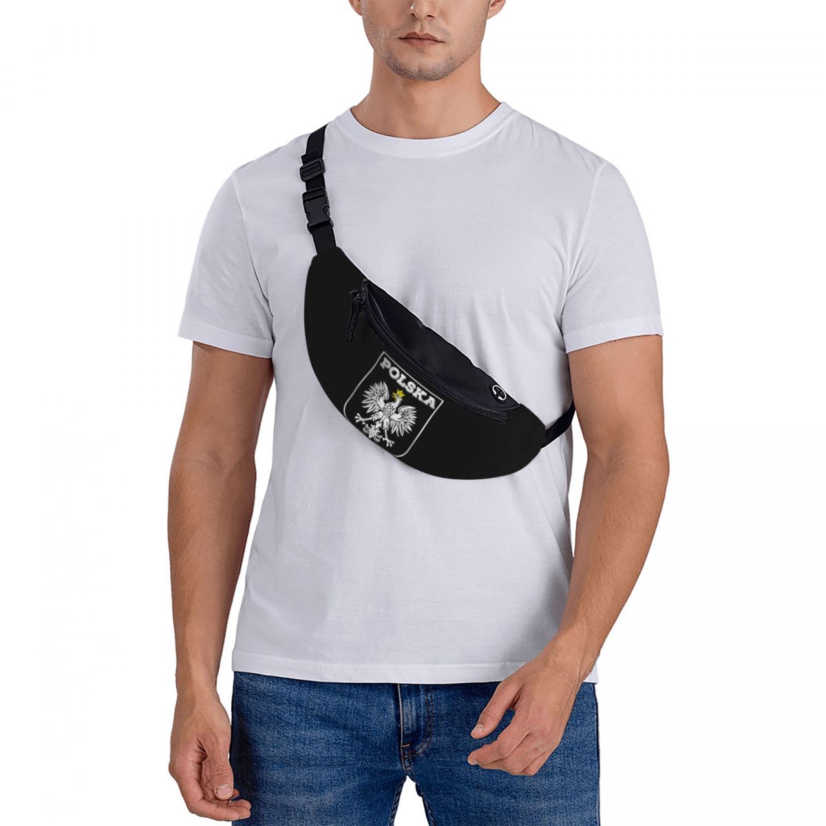 Crossbody Waist Bag Polska Log - Running Gear Logos review and price