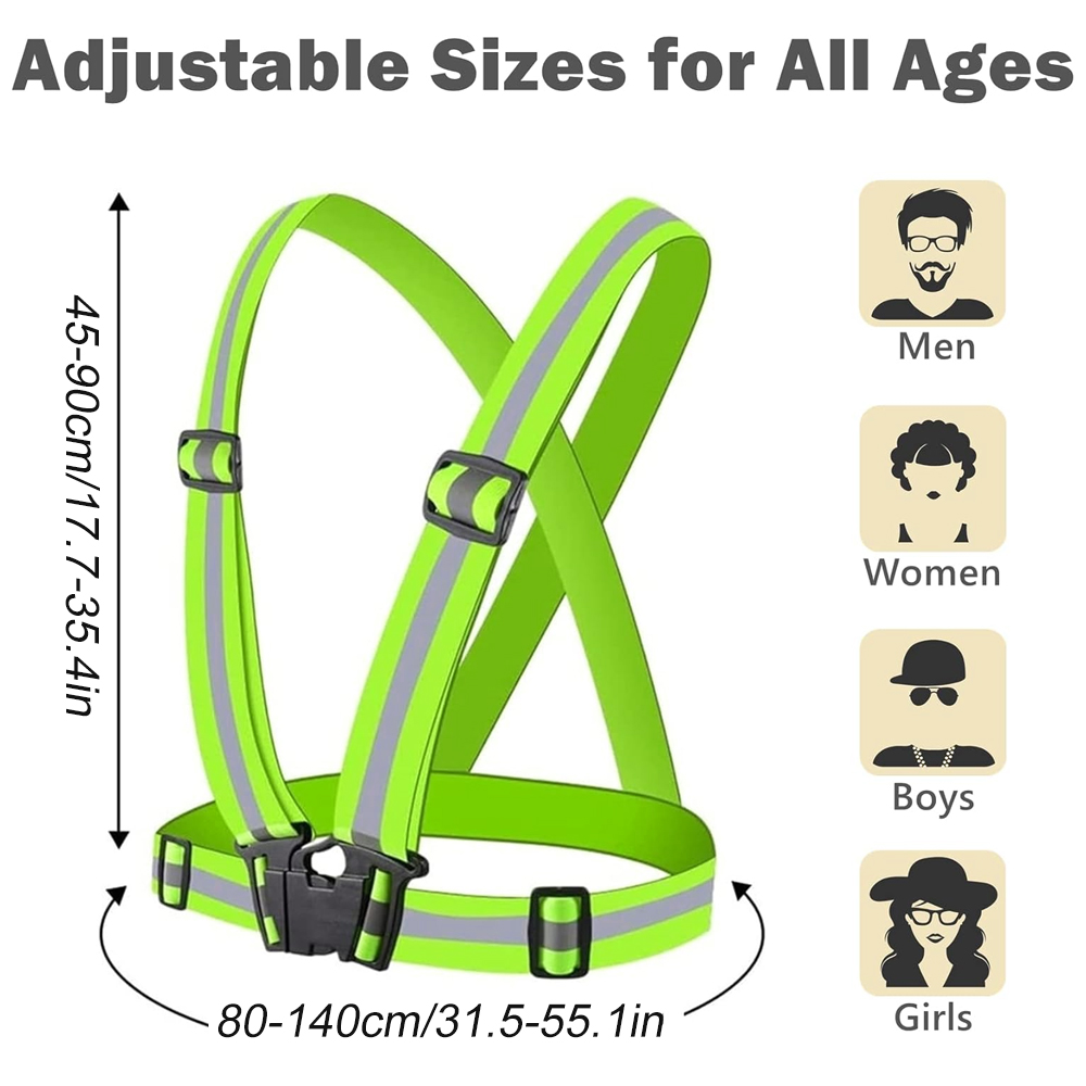 1Pcs Night Running Vest High V - Running Gear Reflective review and price